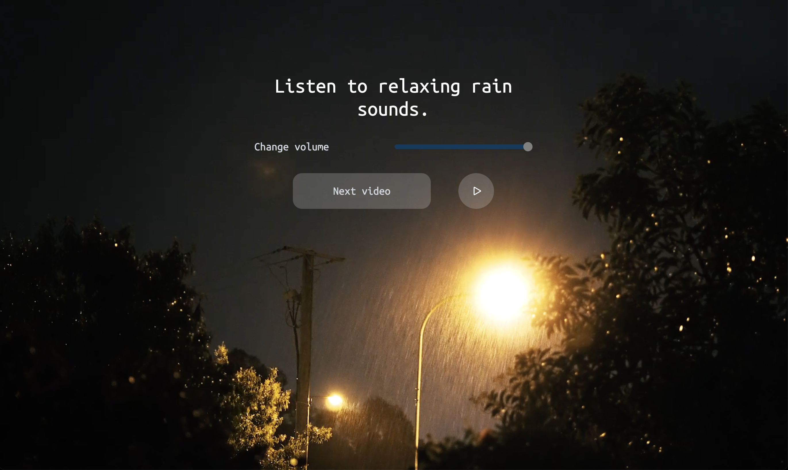 Rain & Chill